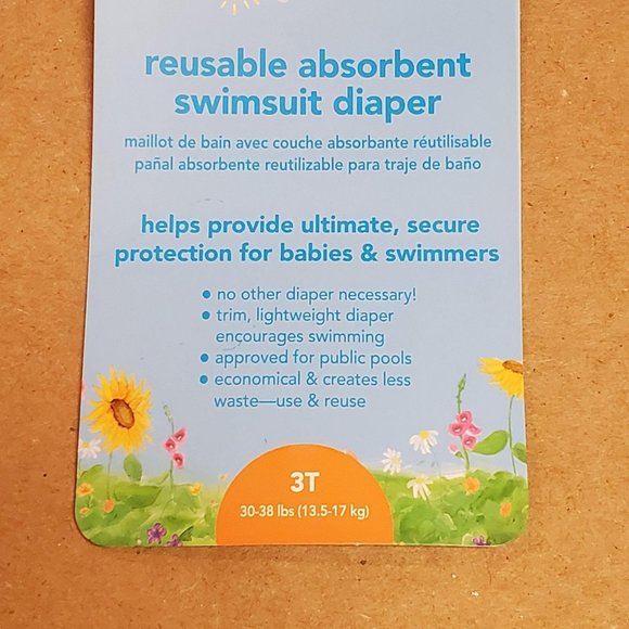 I-Play Hat and Swim Diaper Set 3T Green - Picture 4 of 11